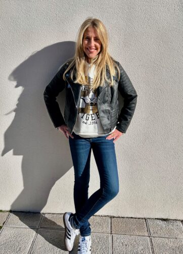 Cazadora biker AROLA