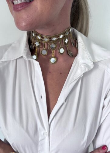 Choker ESPEJO LÁGRIMA